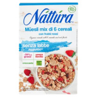 Náttúra Müesli Mix Di 6 Cereali Con Frutti Rossi Bio 300 g