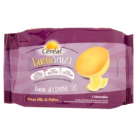 Céréal BuoniSenza Buone Al Limone, Merendine Senza Glutine Senza Lattosio - 4 x 40 g