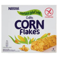 GO FREE Cornflakes Barretta Senza Glutine 4 Pezzi Da 22g