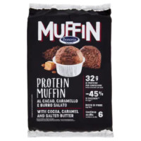 Bononia Dolci Protein Muffin Al Cacao, Caramello e Burro Salato 6 x 42 g