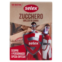 Selex Zucchero Di Canna Grezzo 100 Bustine Da 4 g