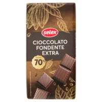 Selex Cioccolato Fondente Extra Cacao 70% 100 g