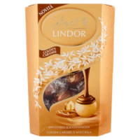 Lindt Lindor Scatola Cioccolatini Golden Caramel e Nocciola 200 g