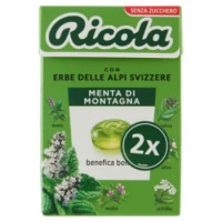 Ricola Menta Di Montagna Senza Zucchero 2 x 50 g