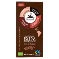 alce nero Cioccolato Extra Fondente con Fave di Cacao