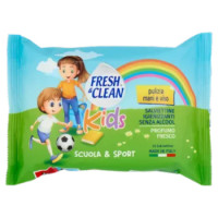 Fresh & Clean Kids Salviettine Igienizzanti Senza Alcool 20 Pz