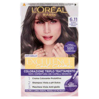 L'Oréal Paris Excellence Cool Creme Colorazione Triplo Trattamento Biondo Scuro Ultra Freddo 6.11
