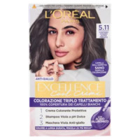 L'Oréal Paris Excellence Cool Creme Colorazione Triplo Trattamento Castano Chiaro Ultra Freddo 5.11