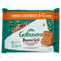 Galbusera BuoniCosi Senza Zuccheri Aggiunti Bontà Integrale 8 x 50 g