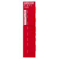 Maybelline New York SuperStay Vinyl Ink Rossetto Liquido a Lunga Tenuta, 25 Red-Hot