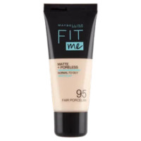 Maybelline New York Fondotinta Fit Me Matte&Poreless, Finish Opacizzante, 35 Fair Porcelaine