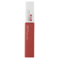 Maybelline New York Tinta Labbra SuperStay Matte Ink, 65 Seductress