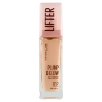 Maybelline New York Lifter Plump & Glow Fondotinta 102 30 Ml