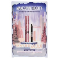 Maybelline New York Make-Up In The City Mascara Sky High + Mini Tattoo Liner Gel Pencil + Pochette