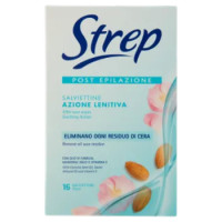 Strep Post Epilazione Salviettine Azione Lenitiva 16 Pz