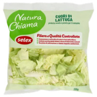 Selex Natura Chiama Cuori Di Lattuga Lavati e Pronti Per Il Consumo 200 g
