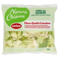 Selex Natura Chiama Cuori Di Iceberg Lavati e Pronti Per Il Consumo 250 g