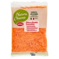 Selex Natura Chiama Carote Julienne Lavate e Pronte Per Il Consumo 200 g