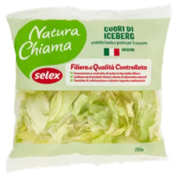 Selex Natura Chiama Cuori Di Iceberg Lavati e Pronti Per Il Consumo 250 g