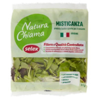 Selex Natura Chiama Misticanza Lavata e Pronta Per Il Consumo 125 g