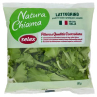 Selex Natura Chiama Lattughino Lavato e Pronto Per Il Consumo 80 g