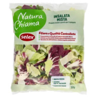 Selex Natura Chiama Insalata Mista Lavata e Pronta Per Il Consumo 350 g