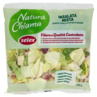 Selex Natura Chiama Insalata Mista Lavata e Pronta Per Il Consumo 200 g