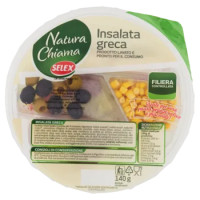 Selex Natura Chiama Insalata Greca Con Olive e Pomodorini Lavata Pronta Da Gustare 140 g