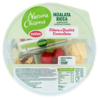 Selex Natura Chiama Insalata Ricca Con Grana Padano e Noci Lavata e Pronta Da Gustare 140 g