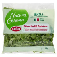 Selex Natura Chiama Rucola Lavata e Pronta Per Il Consumo 80 g