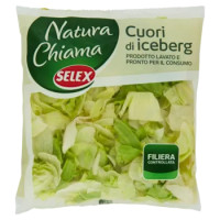 Selex Natura Chiama Cuori Di Iceberg Lavati e Pronti Per Il Consumo 250 g
