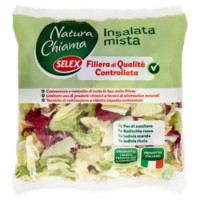 Selex Natura Chiama Insalata Mista Lavata e Pronta Per Il Consumo 200 g