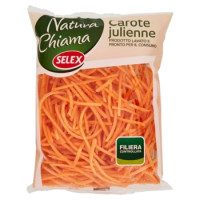 Selex Natura Chiama Carote Julienne Lavate e Pronte Per Il Consumo 200 g