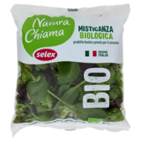 Selex Natura Chiama Misticanza Lavata e Pronta Per Il Consumo Biologica 100 g
