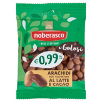 Noberasco € 0,99 Arachidi Con Copertura Al Latte e Cacao 50 g