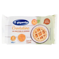 IL GIGANTE Crostatine Con Confettura Di Albicocca 6 x 40 g