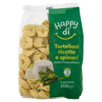 Happy Dì Tortelloni Alla Ricotta e Spinaci 500 g