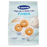 IL GIGANTE Frollini Classici Con Panna 800 g