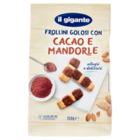 IL GIGANTE Frollini Golosi Con Cacao e Mandorle 350 g