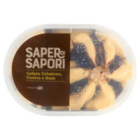Selex Saper Di Sapori Gelato Zabaione Al Cioccolato Al Rum Con Uvetta Sultanina 200 g