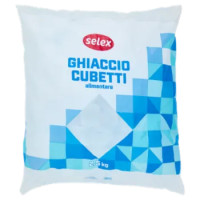 Selex Ghiaccio Cubetti Alimentare 2,5 Kg