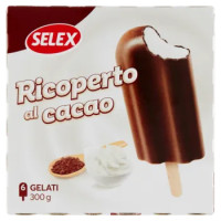 Selex 6 Gelati Ricoperti Al Cacao 300 g