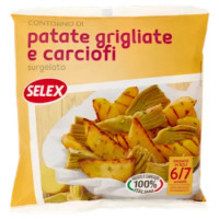 Selex Contorno Di Patate Grigliate e Carciofi Surgelato 450 g