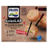 FRoSTA AsianLAB 10 Cuori Di Riso Tonno, Edamame, Zenzero 310 g