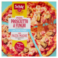 Schär Pizza Prosciutto & Funghi Con Pasta Madre Senza Glutine Lactose Free* Surgelata 390 g