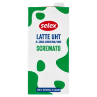 Selex Latte Uht Scremato 1 L