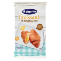 IL GIGANTE Croissant Con Farcitura Alla Crema 6 x 50 g