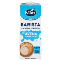 Matt Barista Schiuma Perfetta Con Avena Senza Glutine Gusto Latte 1 L