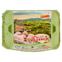 Società Agricola Fratelli Rosso 6 Uova Fresche Grandi Da Galline Allevate a Terra