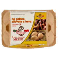 Società Agricola Fratelli Rosso 6 Uova Fresche Medie Da Galline Allevate a Terra